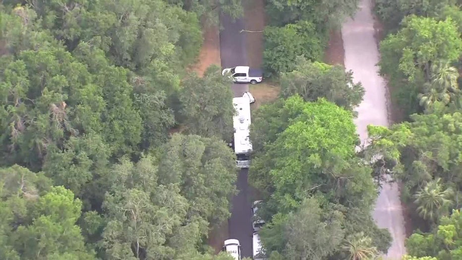 Pasco County deputies say foul play is suspected after human remains were found in Trilby on Tuesday.