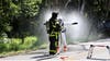 Crash spills pool chemicals across a Lithia road, critically injuring 1 and creating HAZMAT situation