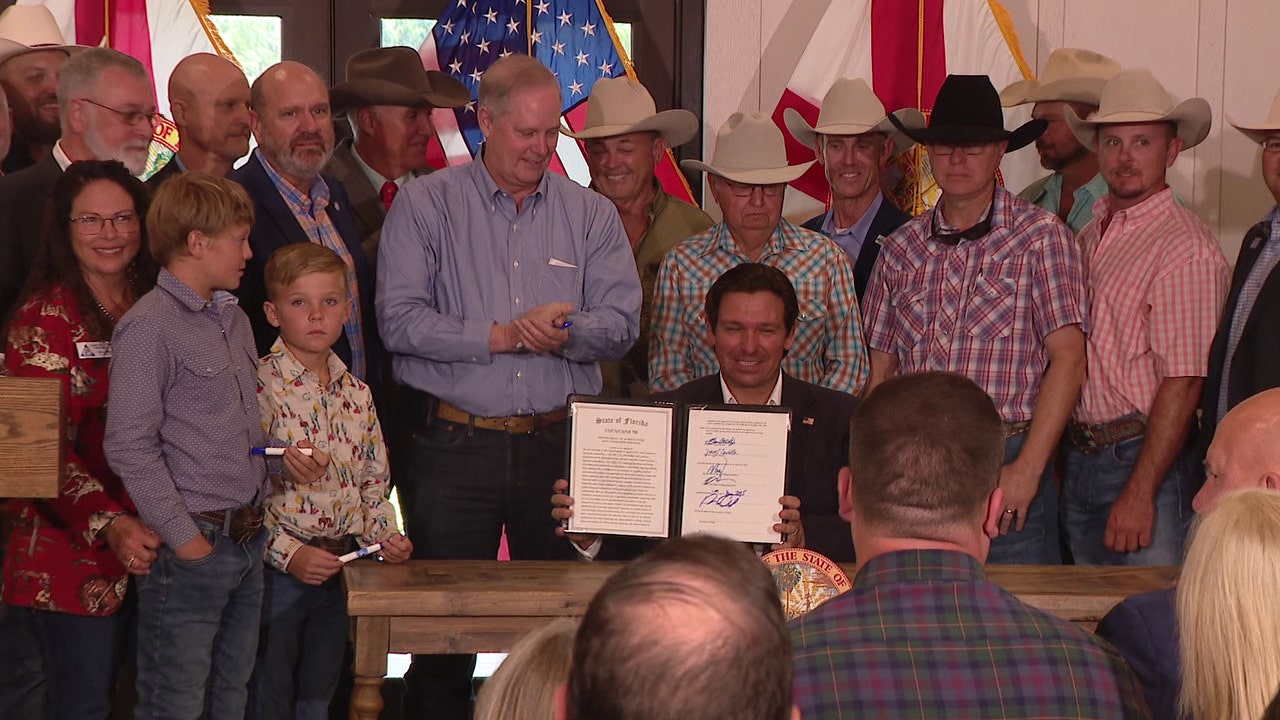 DeSantis signs sweeping farm bill with impacts on drinking water to drones in Dade City