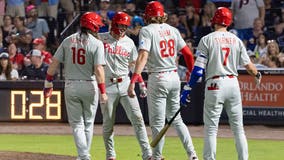 Marsh, Turner have RBIs in 10th inning as Phillies sweep Rays with 7-6 win