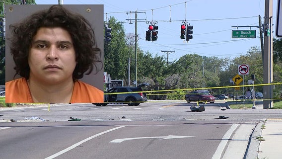25-year-old charged with DUI after deadly crash in Tampa