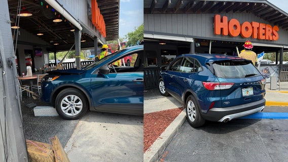 Car crashes into Hernando County Hooters