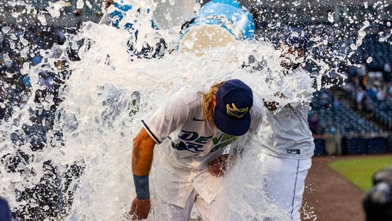 Jankowski drives in winning run as Tampa Bay beats Milwaukee 3-2 after historic rain delays