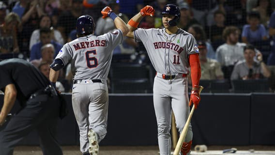 Jake Meyers hits go-ahead HR, Josh Hader gets 12th save as Astros beat Rays 4-3
