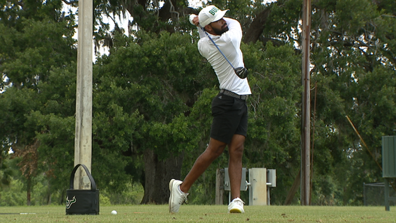 The 'Tiger Woods of India' will compete for USF one last time