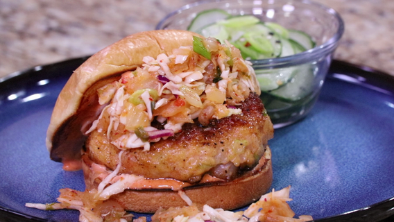 Dinner DeeAs Burger Week recipe: Korean Shrimp Burger