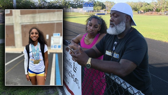 Largo High School sprinter Laiana McClinton makes history at 4A state track meet