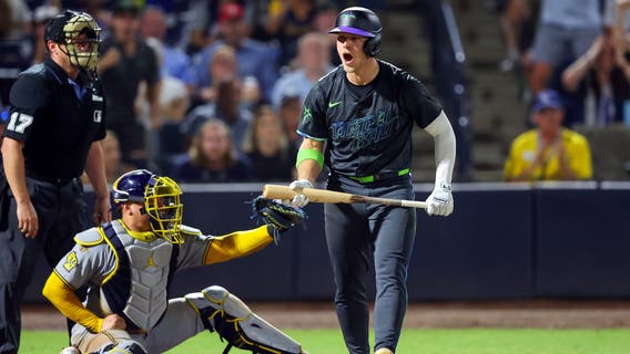 Taylor Walls draws bases-loaded walk in 8th to help Rays beat Brewers 4-3, end 7-game home skid