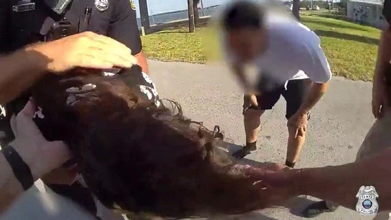 Video: Tampa police save toddler choking on tomato