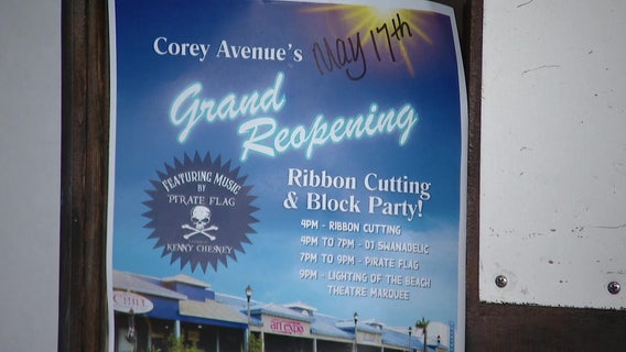 Corey Avenue businesses celebrate reopening after withstanding back-to-back hurricanes