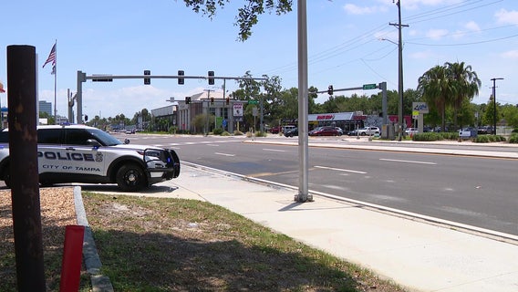 Man hospitalized after TPD says he ran into car's path