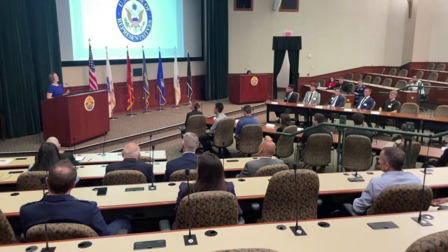 20 high school graduates preparing to head to military academies after send-off ceremony at MacDill