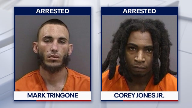 VIDEO: Deputies arrest 2 suspects in Walmart accused of driving off during attempted traffic stop