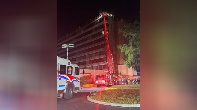 Elderly woman hospitalized after fire at assisted living facility