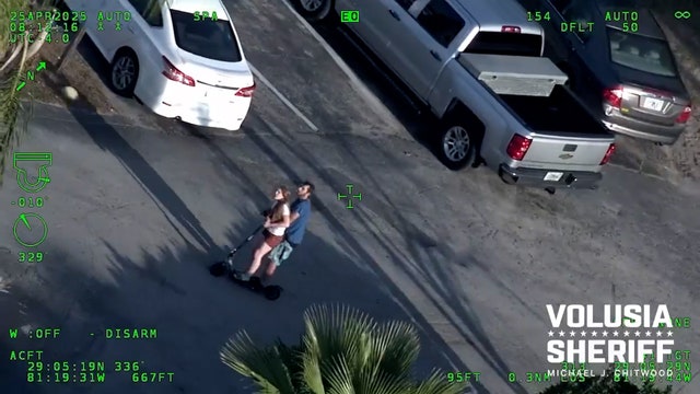 Video: Florida duo falls off scooter while trying to escape drug bust