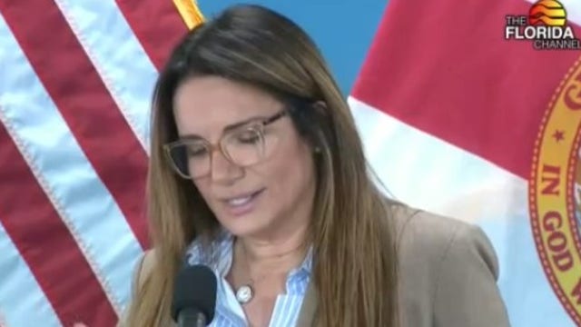 Florida state senator appears to faint during news conference with DeSantis