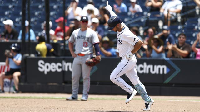 Brandon Lowe, Junior Caminero hit 4th-inning home runs to lead Rays over Twins 5-0