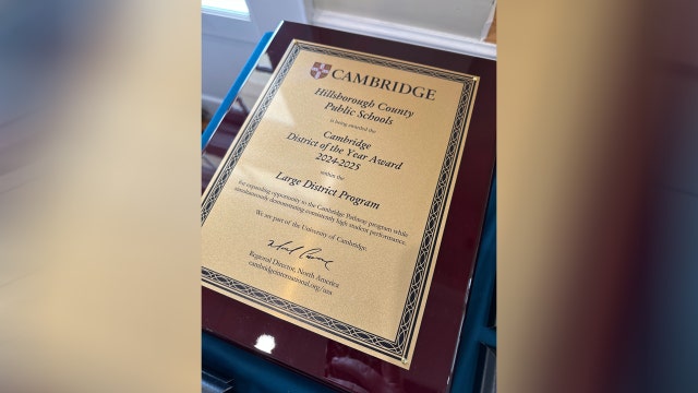 Hillsborough County Public Schools wins 'U.S. District of the Year' award