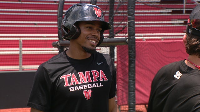 UTampa Spartans outfielder races to the top of the school's record books