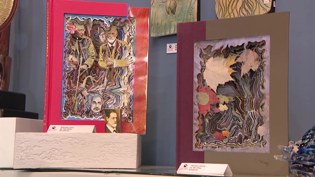 Bay Area artist specializes in 'sculpting' books