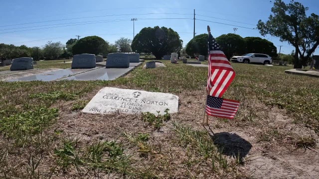 Memorial Park Cemetery cleaned up for Memorial Day weekend