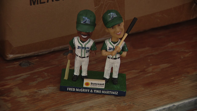 75,000 items of Tampa Bay Rays memorabilia sell out fast at the team's largest yard sale ever