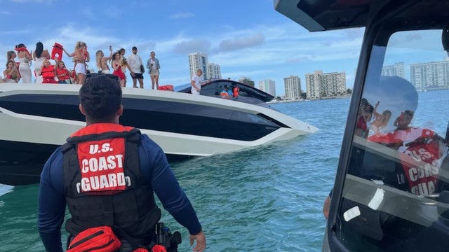 Dozens rescued from sinking yacht on Florida coast: USCG