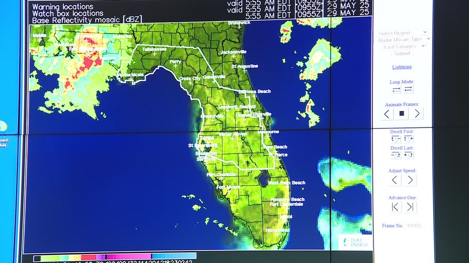 Pictured: Duke Energy's Distribution Control Center in St. Petersburg.