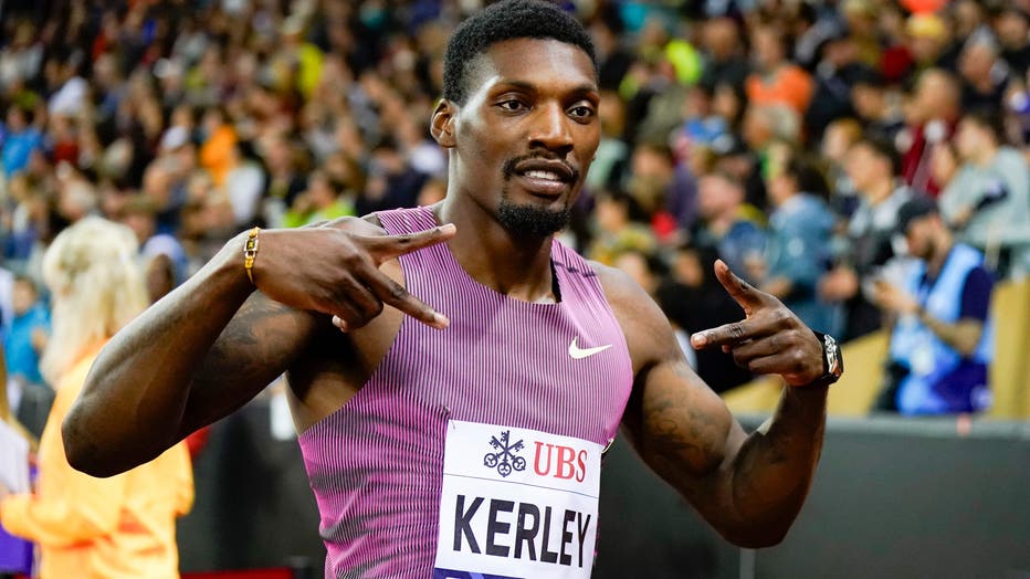 Fred Kerley of United States during the Weltklasse Zurich as part of Wanda Diamond League on September 5, 2024 in Zurich, Switzerland. (Photo Daniela Porcelli/by Eurasia Sport Images/Getty Images)
