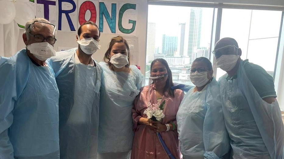 Vanessa Hernandez’s sister-in-law-to-be took her wedding to the hospital so she could be part of the special occasion.