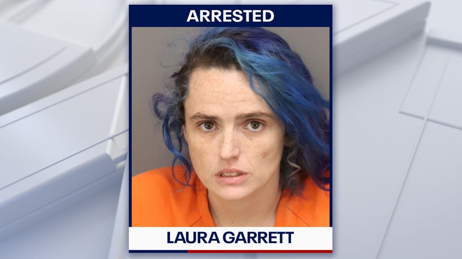 Laura Garrett mugshot courtesy of the Pinellas County Sheriff's Office.