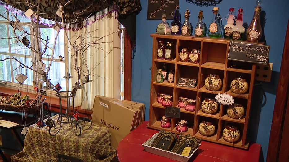 Mad Dragon Studio owner Sarah Hamilton says she loves the "wizard world" she's cultivated.