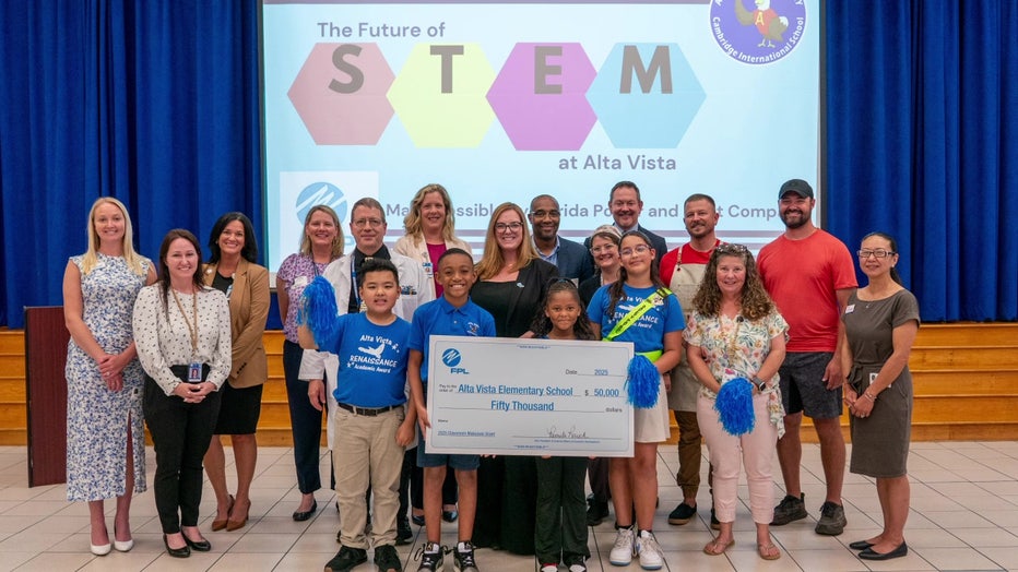 Alta Vista Elementary School in Sarasota was selected for a $50,000 Classroom Makeover Grant from the NextEra Energy Foundation.