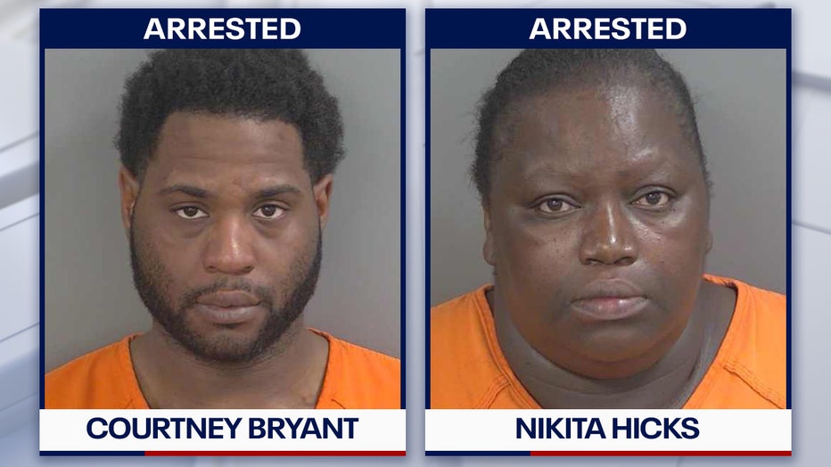 Courtney Bryant and Nikita Hicks mugshots courtesy of the Collier County Sheriff's Office.