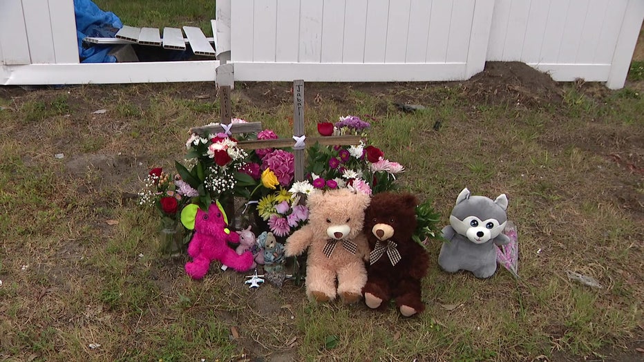 Memorial in honor of the Largo Crash victim's life.