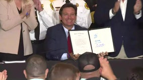 Governor DeSantis signs bill aimed at improving Florida firefighter safety