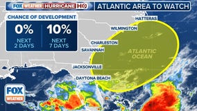 Potential for tropical activity off Southeast coast being monitored by National Hurricane Center