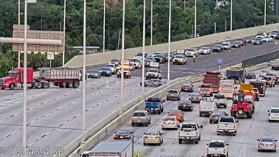 Crashes cause delays on I-275 in Tampa