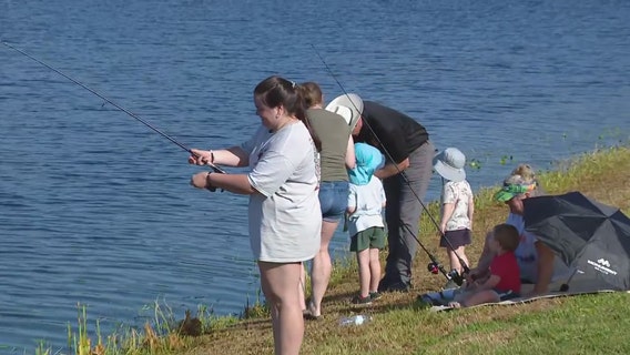 Sheriff Grady Judd takes kids fishing as part of annual community outreach event