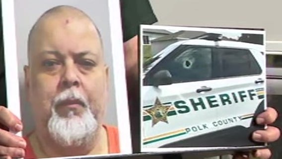 Suspect hospitalized after shooting at wife, deputy during standoff: Sheriff Grady Judd