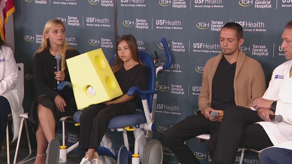 Shark bite survivor's family, TGH doctors discuss 9-year-old's recovery: 'She's done a fantastic job'