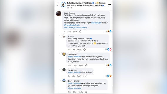 Wanted Florida man arrested after taunting Polk County Sheriff Grady Judd online: ‘You done messed up'