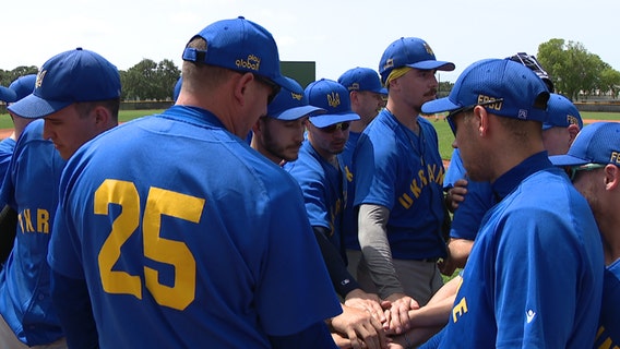 Ukrainian baseball team welcomes Florida distraction away from war at home