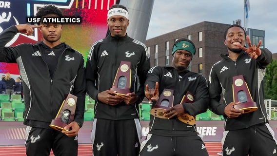 Men's 4x400 relay brings another national title back to USF