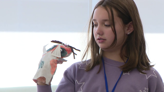 Kids bringing inanimate objects to life at Lakeland summer camp