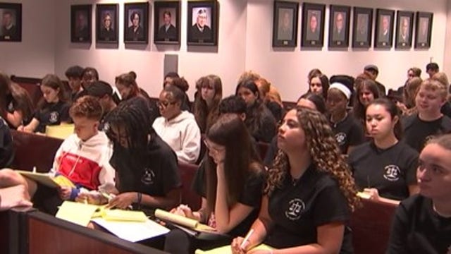 Mock trial camp exposes students to real court procedures