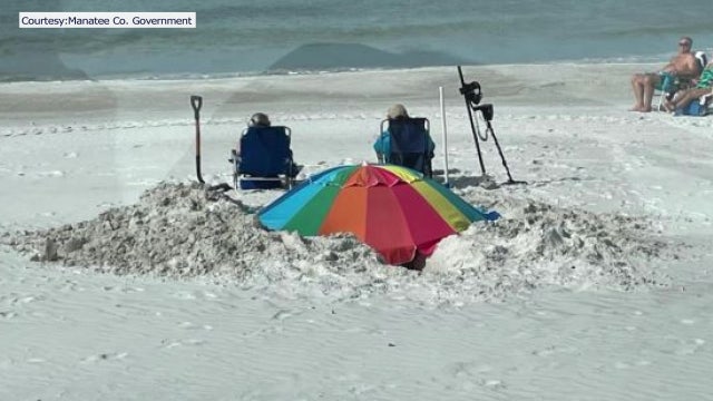Holmes Beach bans metal shovels, gardening tools from the sand