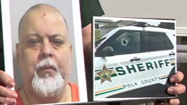 Suspect hospitalized after shooting at wife, deputy during standoff: Sheriff Grady Judd