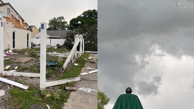 Video: Tornado damages homes in Pinellas County