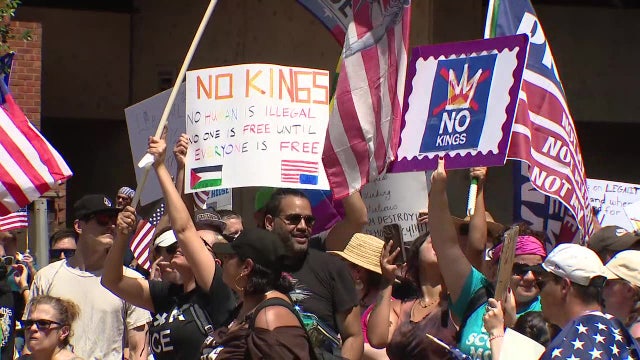 Thousands attend 'No Kings' protests in several cities throughout Tampa Bay
